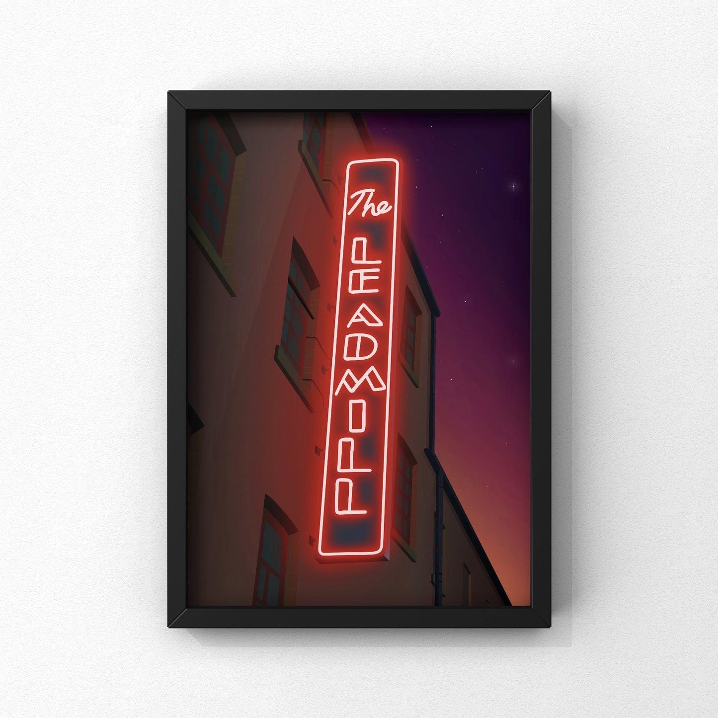 Leadmill Sign | Sheffield Print | A5 A4 A3 - Millstones & Moor