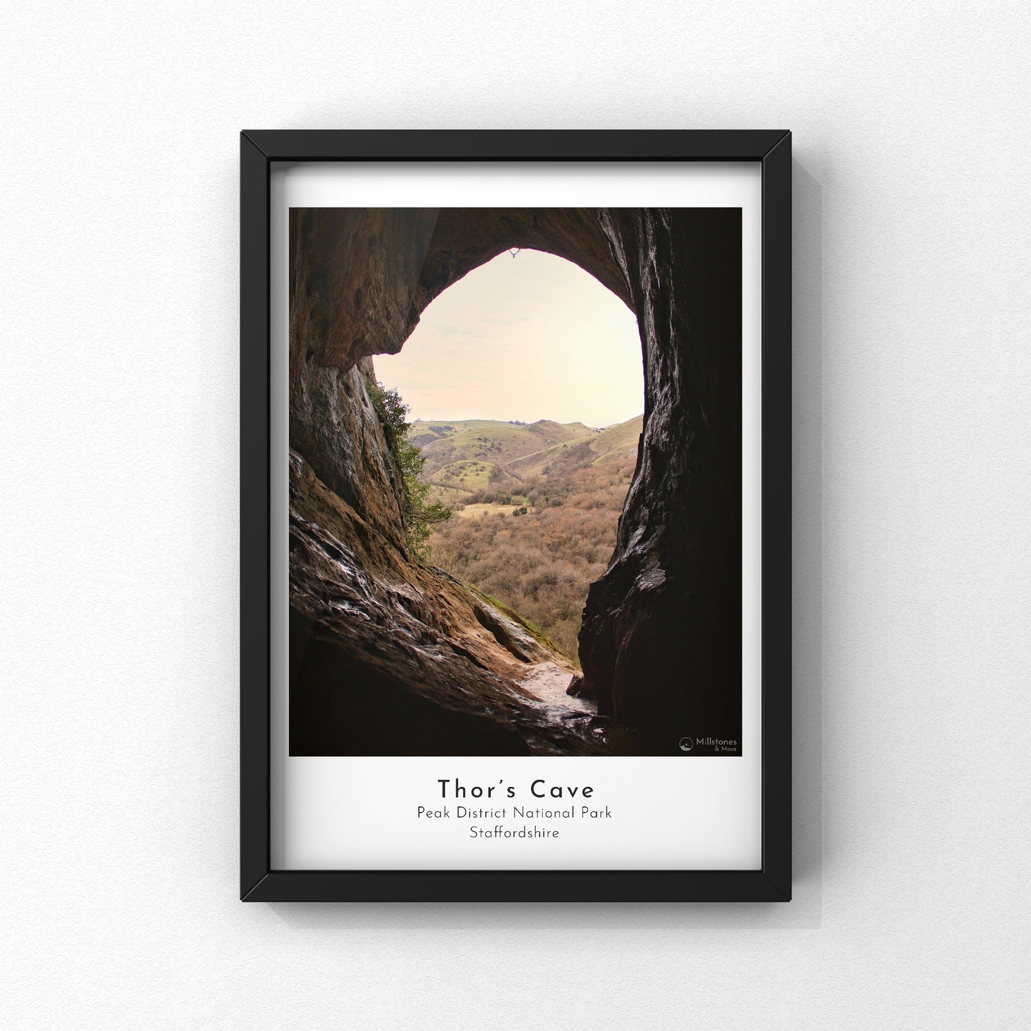 Thor’s Cave Photograph Print | Peak District Photo Artwork | A5 A4 A3