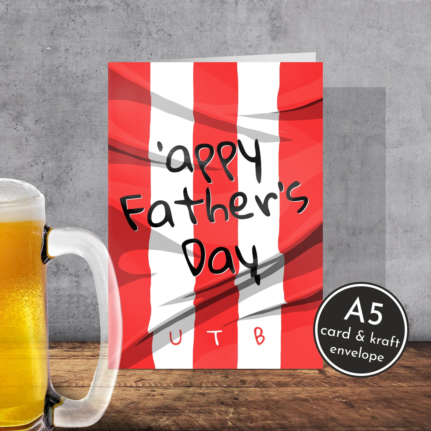 Sheffield United Father’s Day Card | Yorkshire Slang | A5 Card and Envelope - Millstones & Moor
