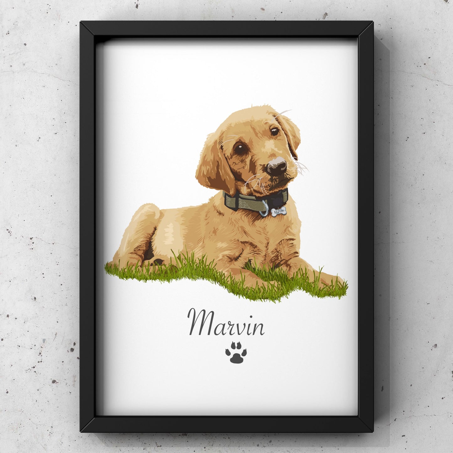 Animal/Pet Print | Commission | A4 A3 - Millstones & Moor