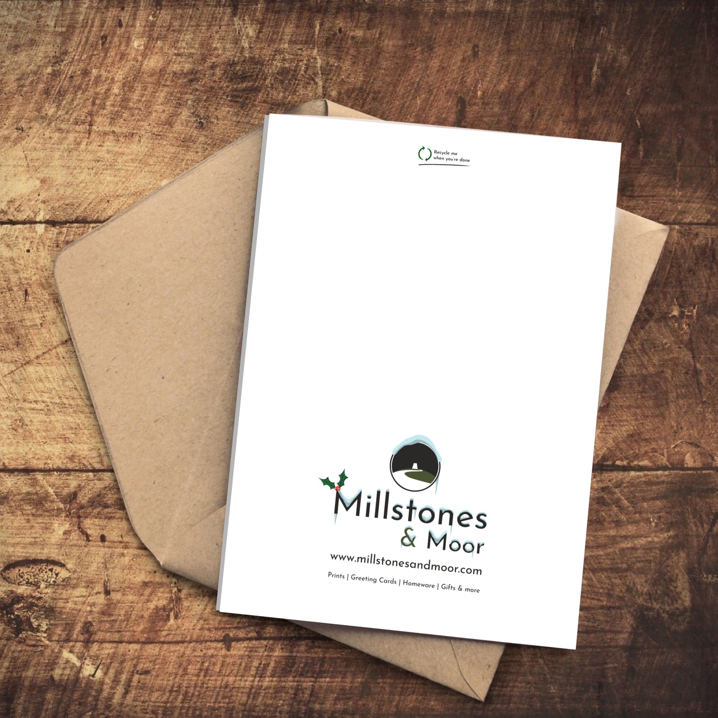 Deck That Dickhead Co-worker Rude Christmas Card | A5 Card and Envelope - Millstones & Moor