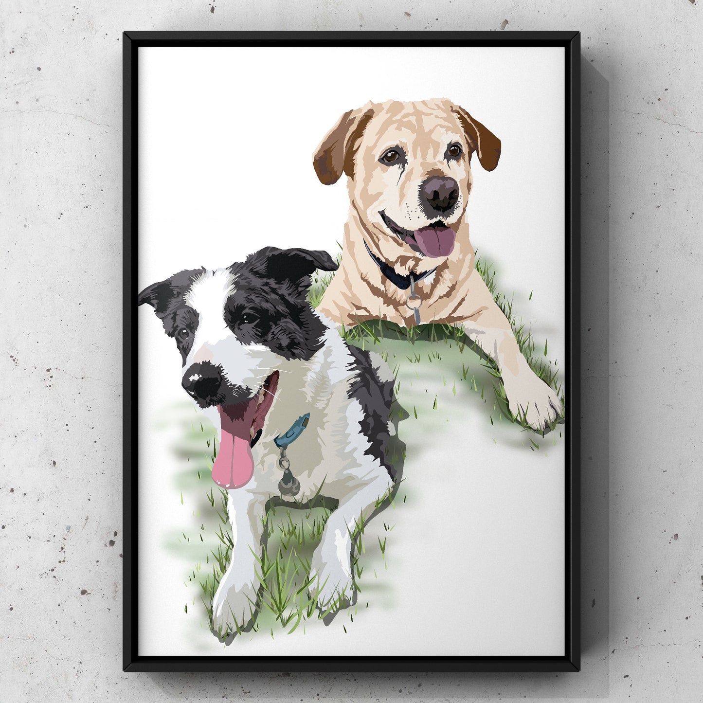 Animal/Pet Print | Commission | A4 A3 - Millstones & Moor