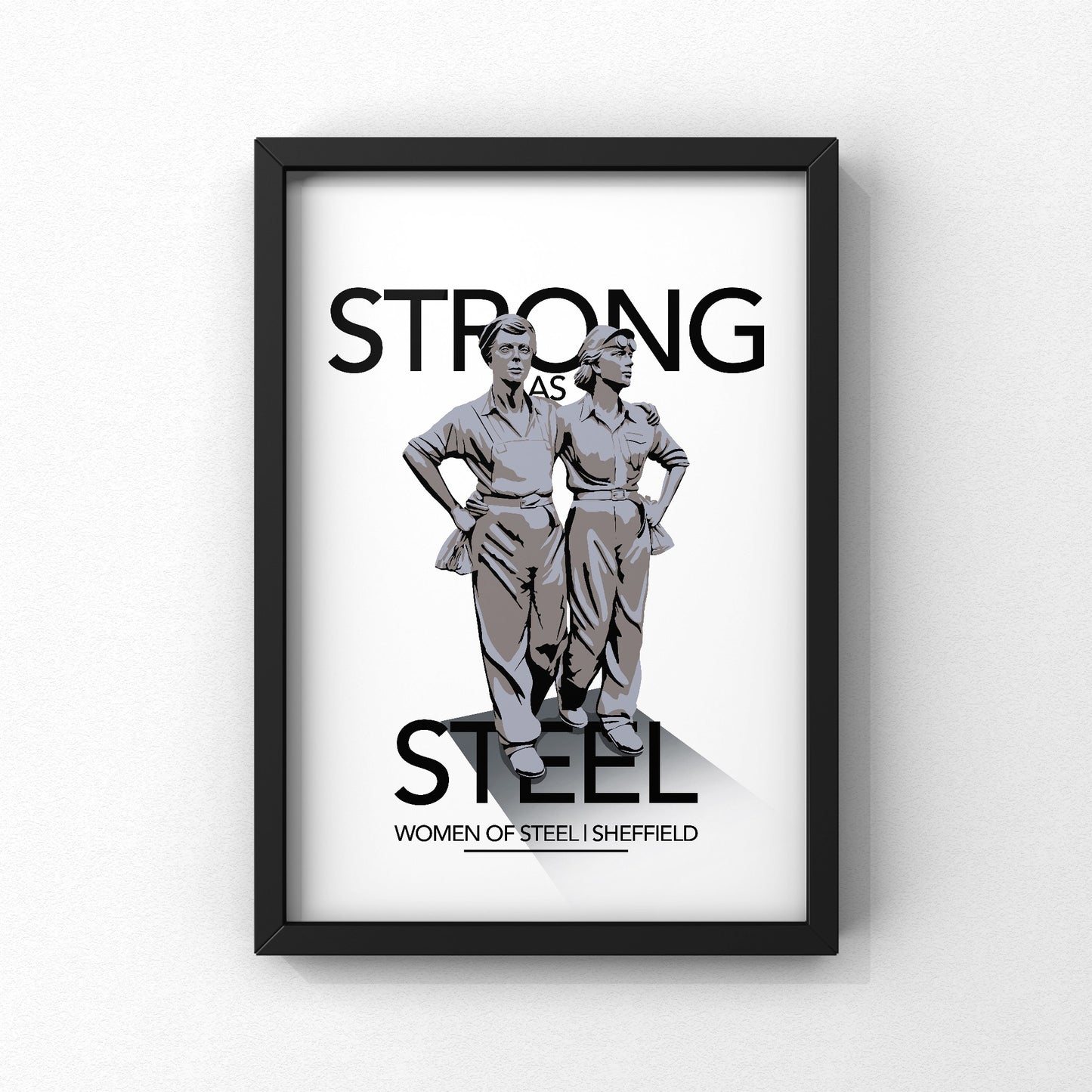 Women of Steel Print | Sheffield Print | A5 A4 A3 - Millstones & Moor