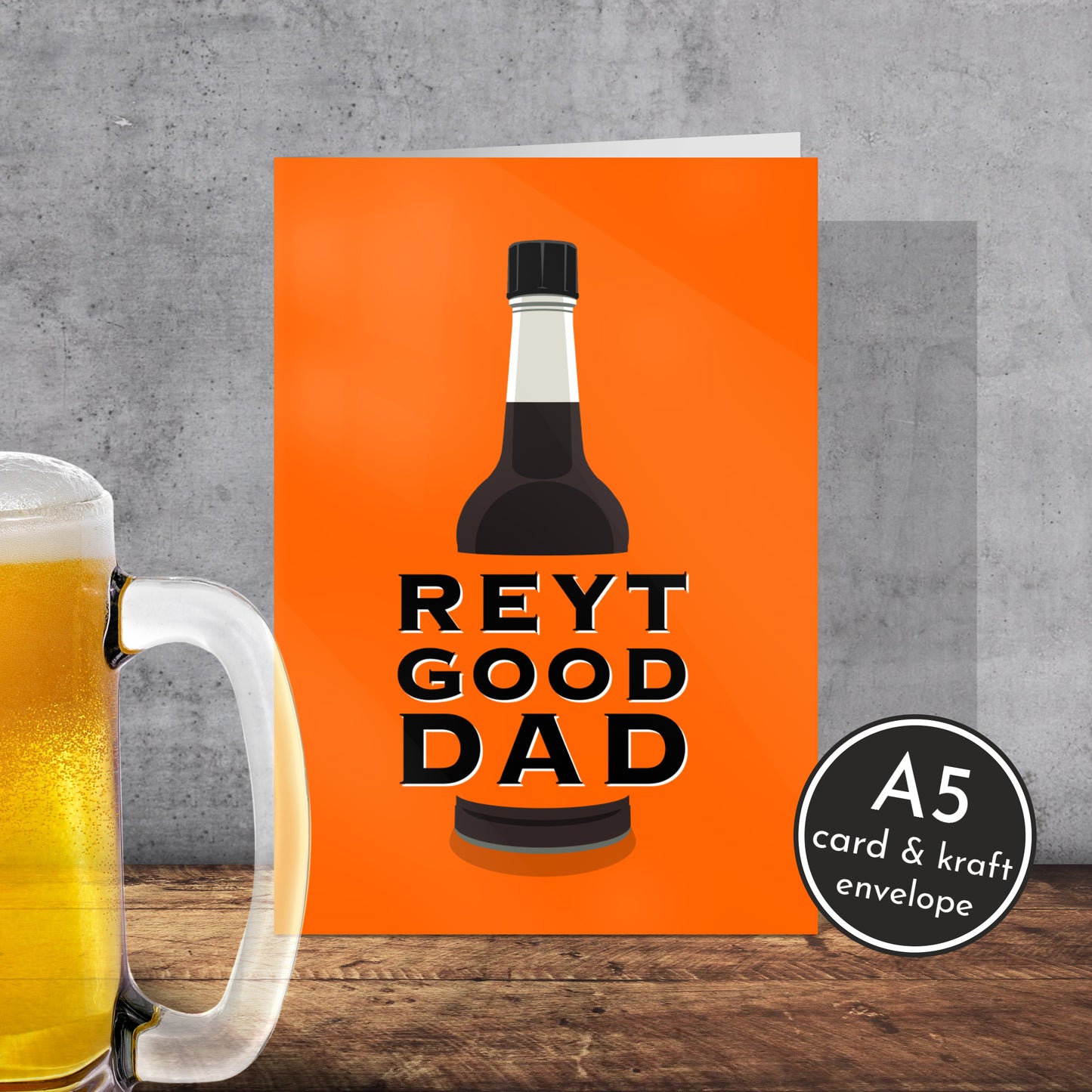 Henderson’s Relish Father’s Day Card | Yorkshire Slang | A5 Card and Envelope - Millstones & Moor