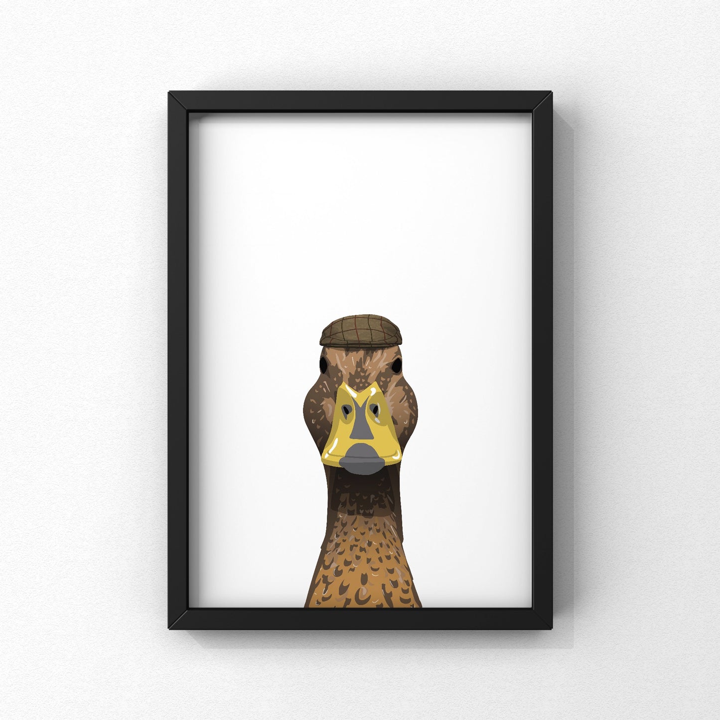 Yorkshire Duck | Yorkshire Print | A5 A4 A3 - Millstones & Moor