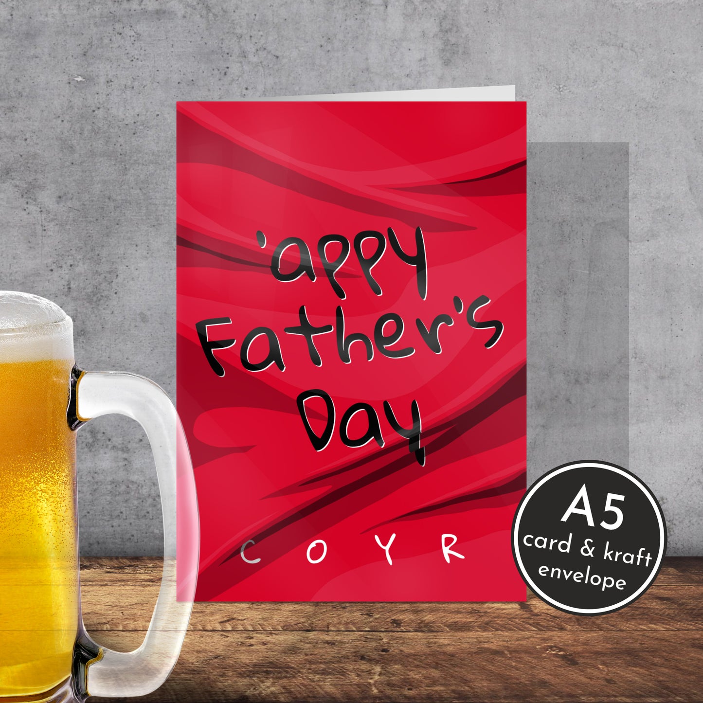 Barnsley Football Club Father’s Day Card | Yorkshire Slang | A5 Card and Envelope - Millstones & Moor