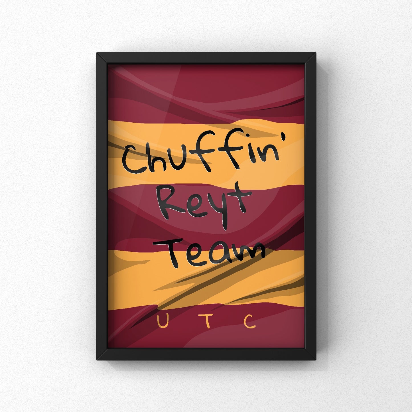 Bradford City Shirt Print | BCAFC | A5 A4 A3 - Millstones & Moor