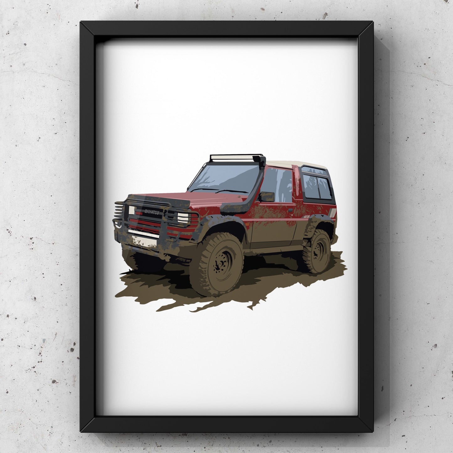 Car/Vehicle Print | Commission | A4 A3 - Millstones & Moor