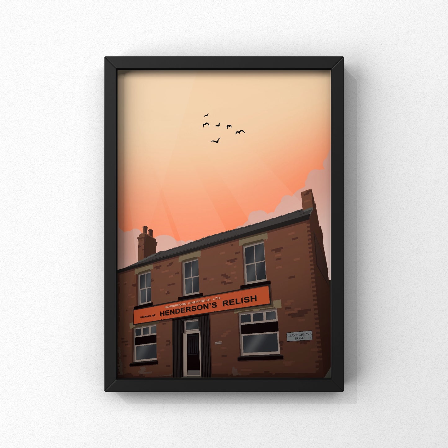 Henderson’s Relish Factory | Sheffield Print | A5 A4 A3 - Millstones & Moor