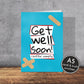 Get Well Soon Card | Yorkshire Slang | A5 Card and Envelope - Millstones & Moor