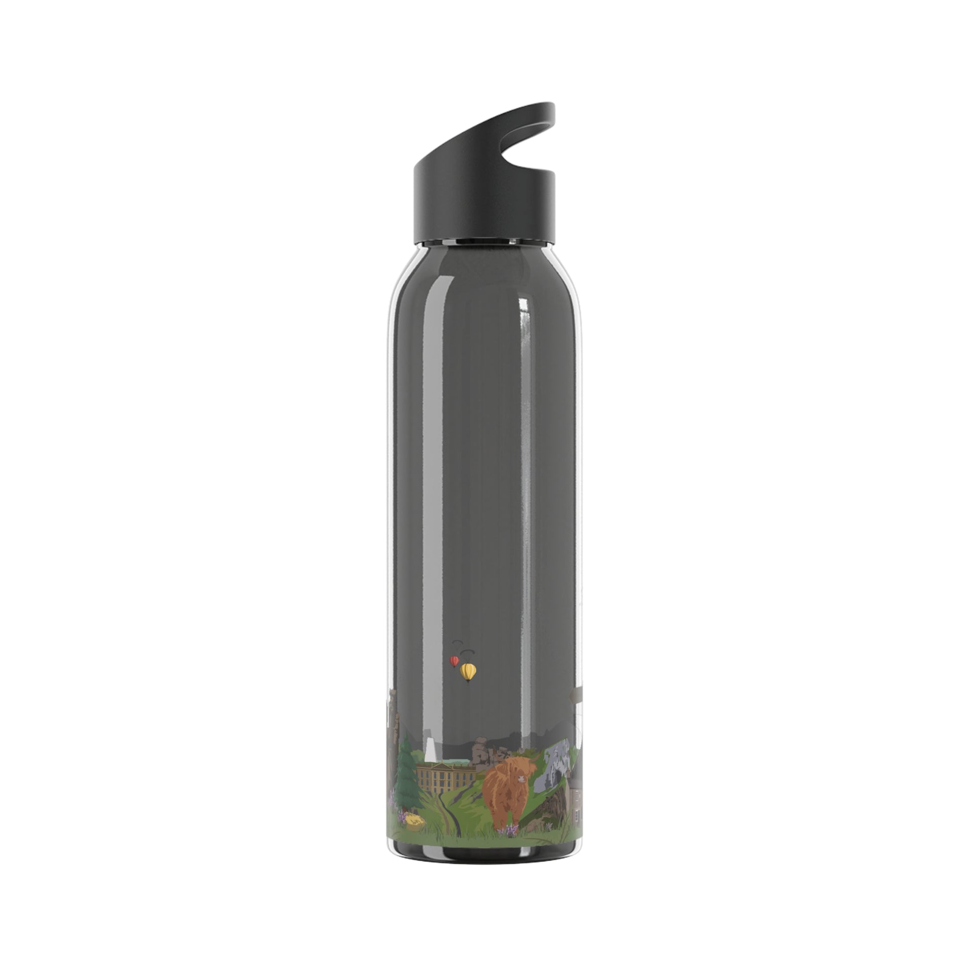 Peak District Illustrated Water Bottle - Millstones & Moor