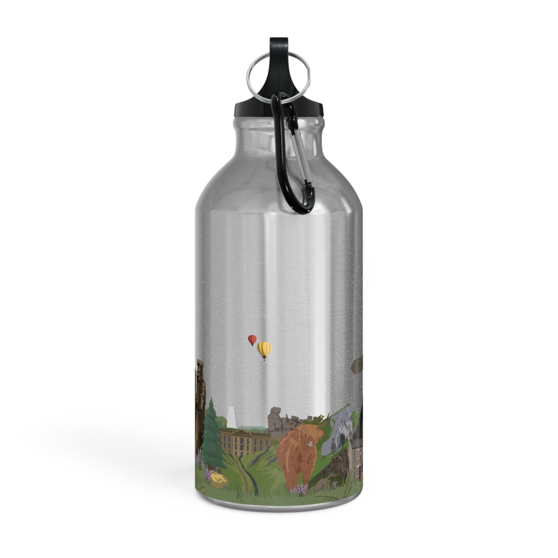 Peak District National Park illustrated metal water bottle