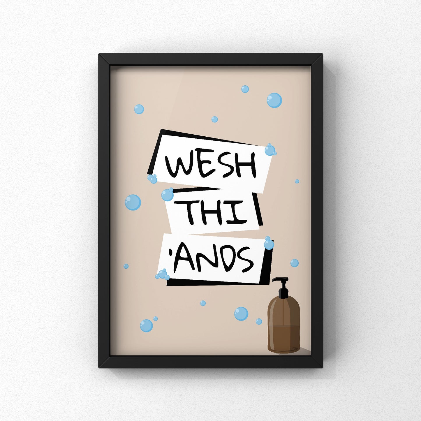Wesh Thi ‘Ands Yorkshire Print | Yorkshire Slang | A5 A4 A3 - Millstones & Moor