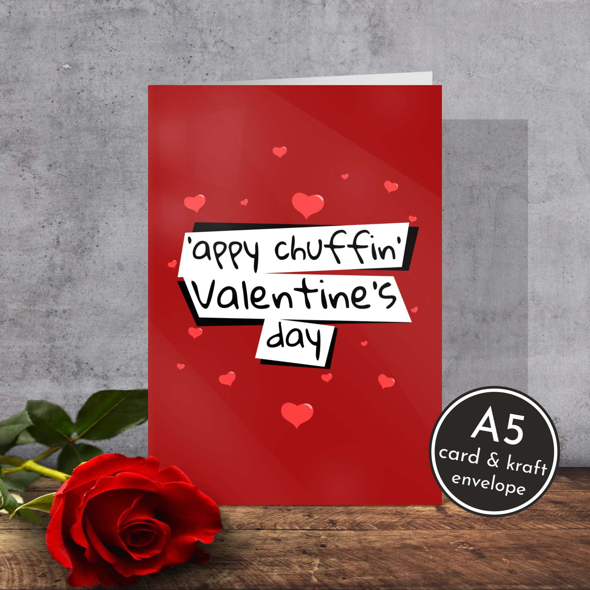 Yorkshire Valentine’s Day Card | Yorkshire Slang | A5 Card and Envelope - Millstones & Moor
