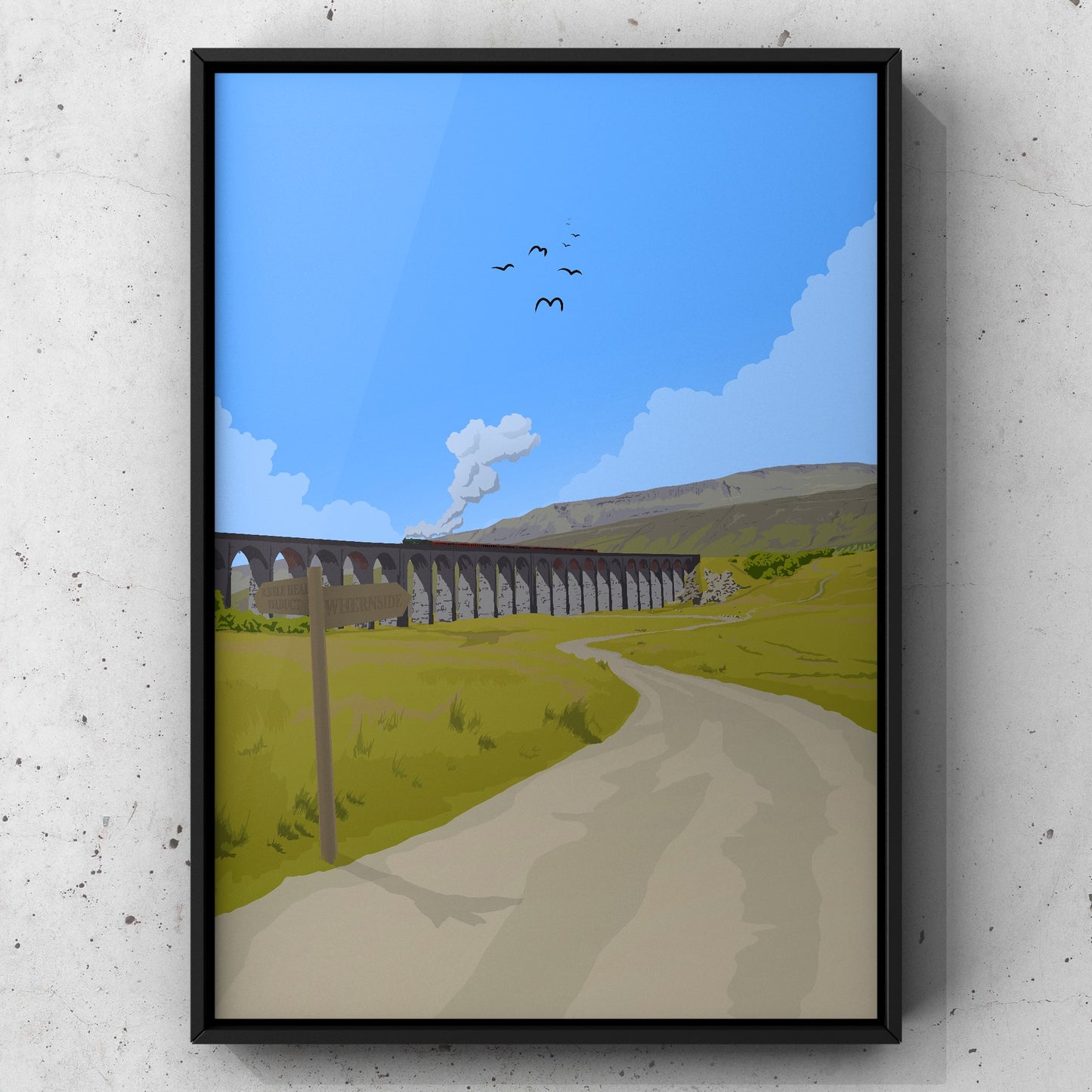 Whernside | Yorkshire Print | A5 A4 A3