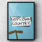 God’s Own Country Yorkshire Print | Yorkshire Slang | A5 A4 A3