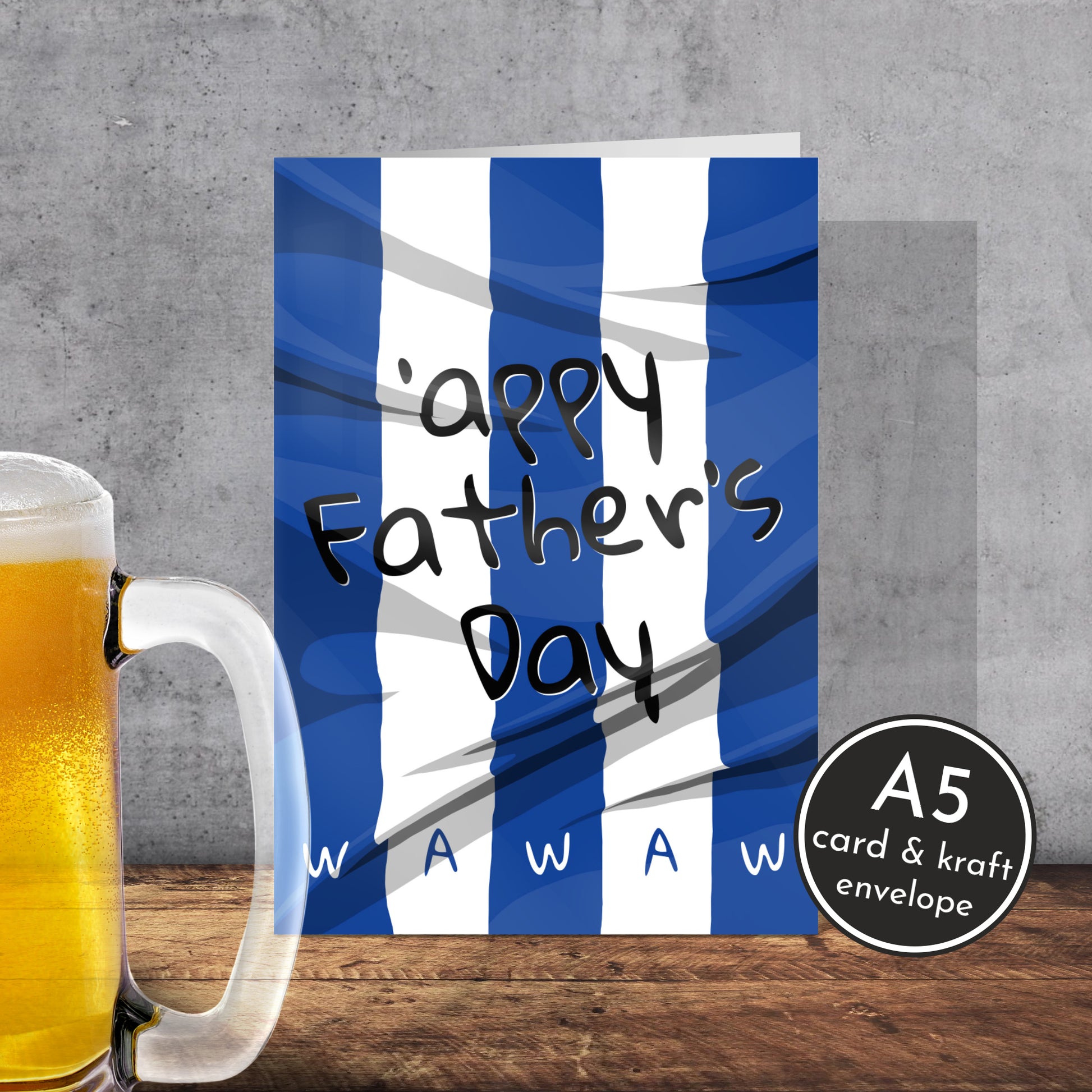 Sheffield Wednesday Father’s Day Card | Yorkshire Slang | A5 Card and Envelope - Millstones & Moor