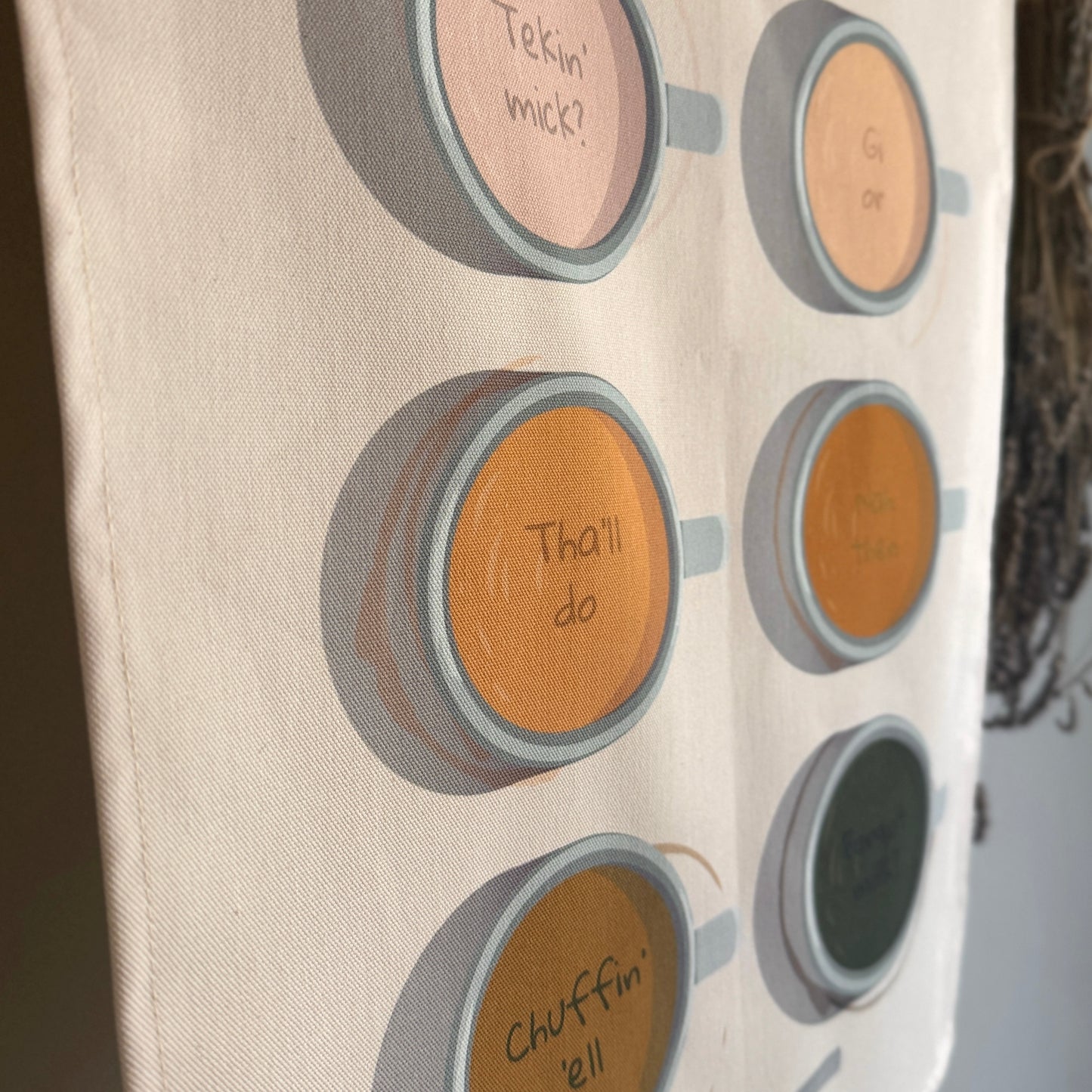 Yorkshire Tea Chart Illustrated Tea Towel