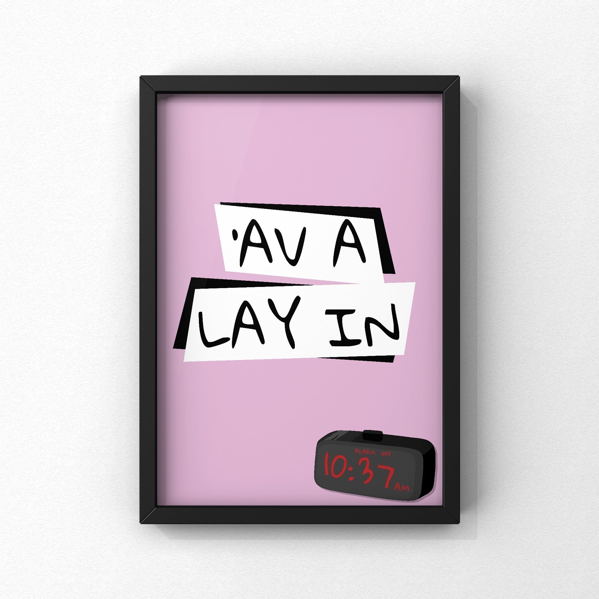Av A Lay In Yorkshire Print | Yorkshire Slang | A5 A4 A3 - Millstones & Moor