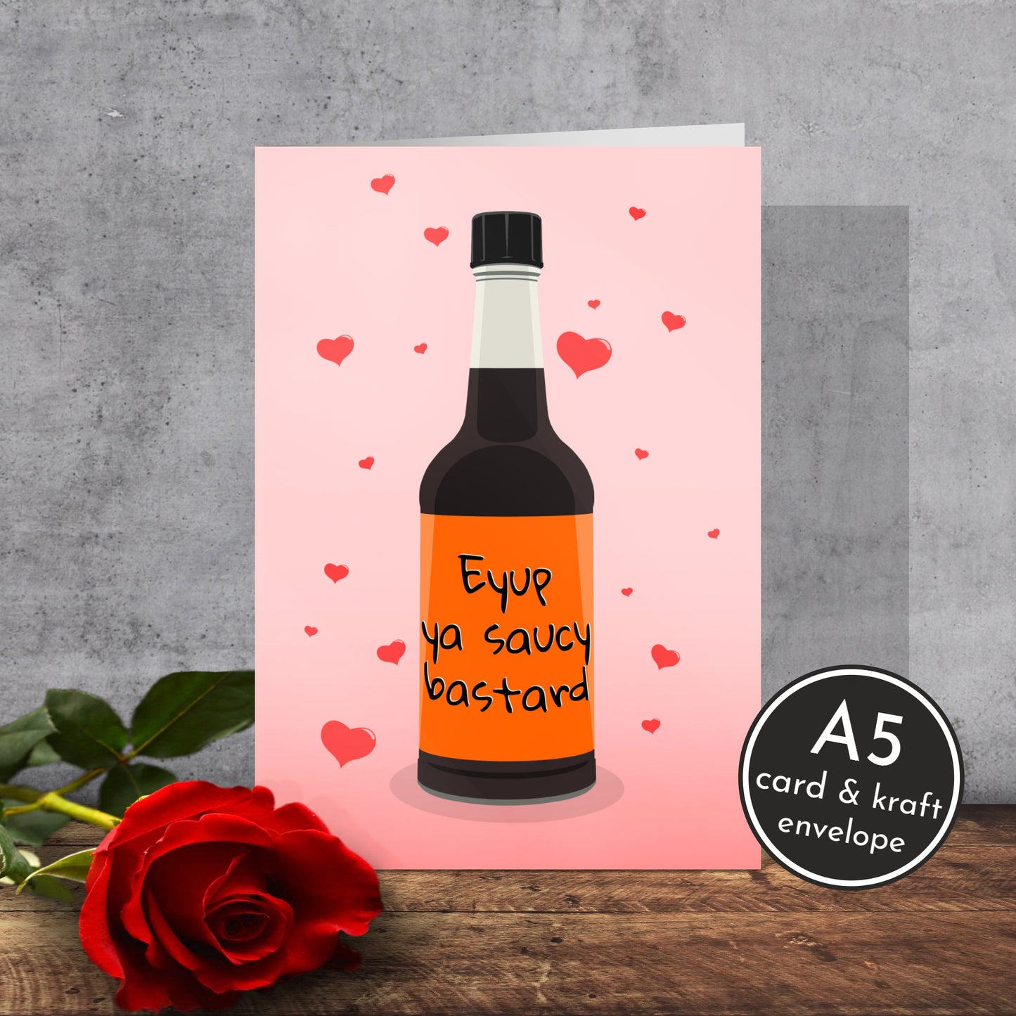 Henderson’s Relish Valentine’s Day Card | Yorkshire Slang | A5 Card and Envelope - Millstones & Moor