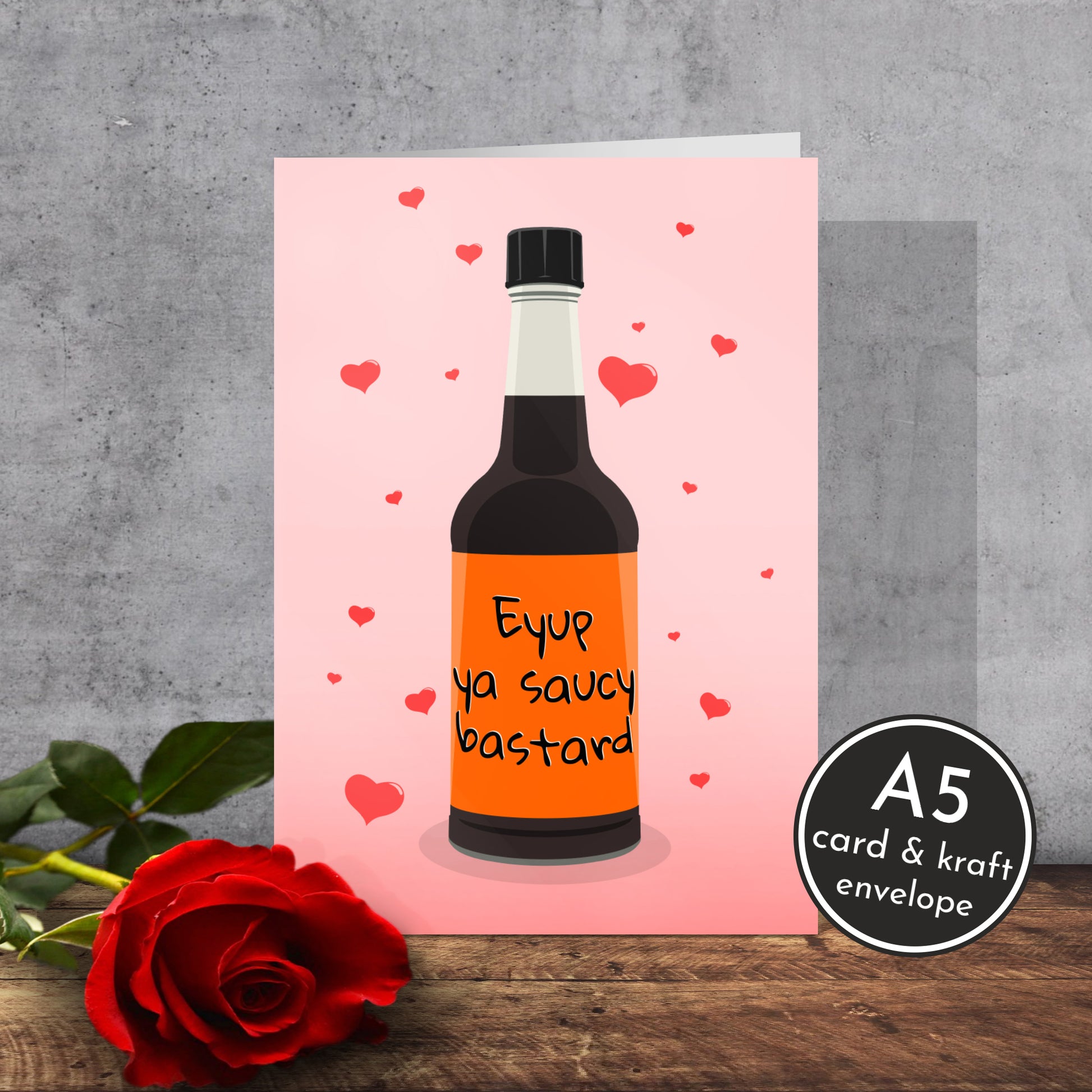 Henderson’s Relish Valentine’s Day Card | Yorkshire Slang | A5 Card and Envelope - Millstones & Moor