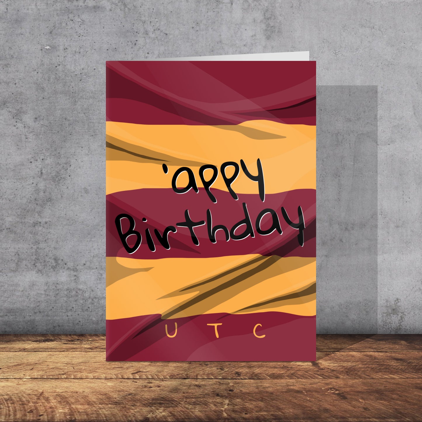 Bradford City Themed Birthday Card | Yorkshire Slang | A5 Card and Envelop