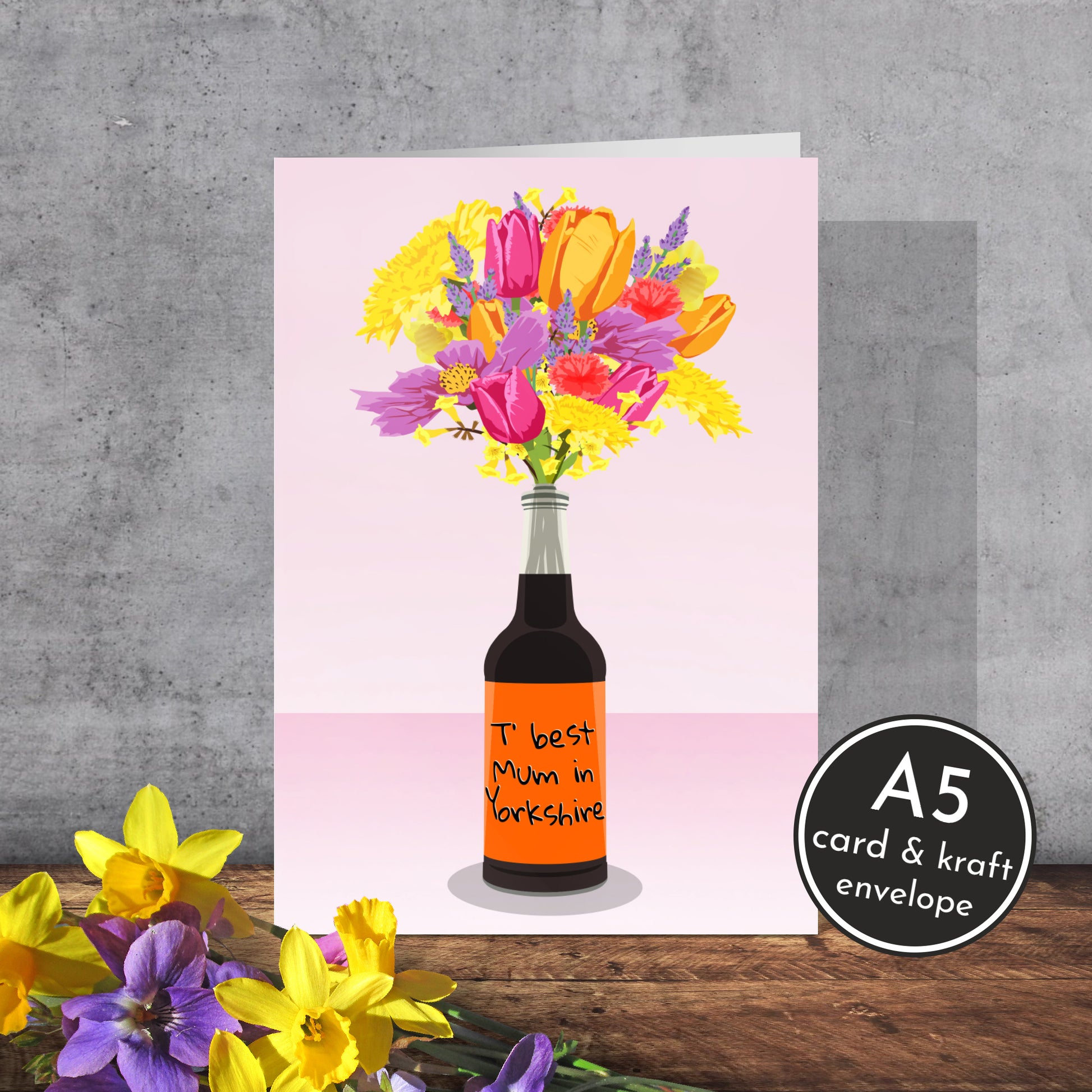 Henderson’s Relish Mother’s Day Card | Yorkshire Slang | A5 Card and Envelope - Millstones & Moor