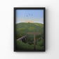 Bespoke Landscape Print | Commission | A4 A3 - Millstones & Moor