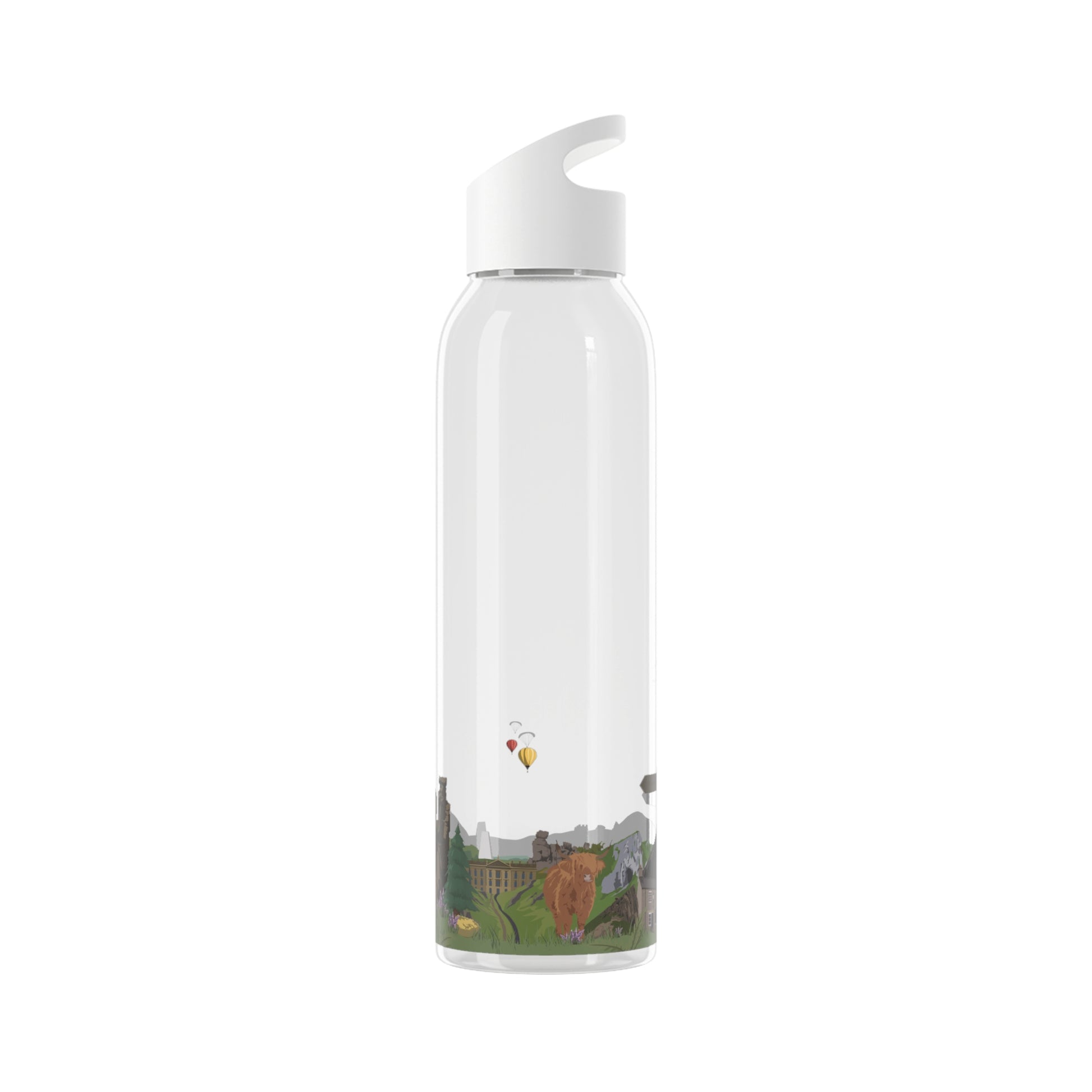 Peak District Illustrated Water Bottle - Millstones & Moor