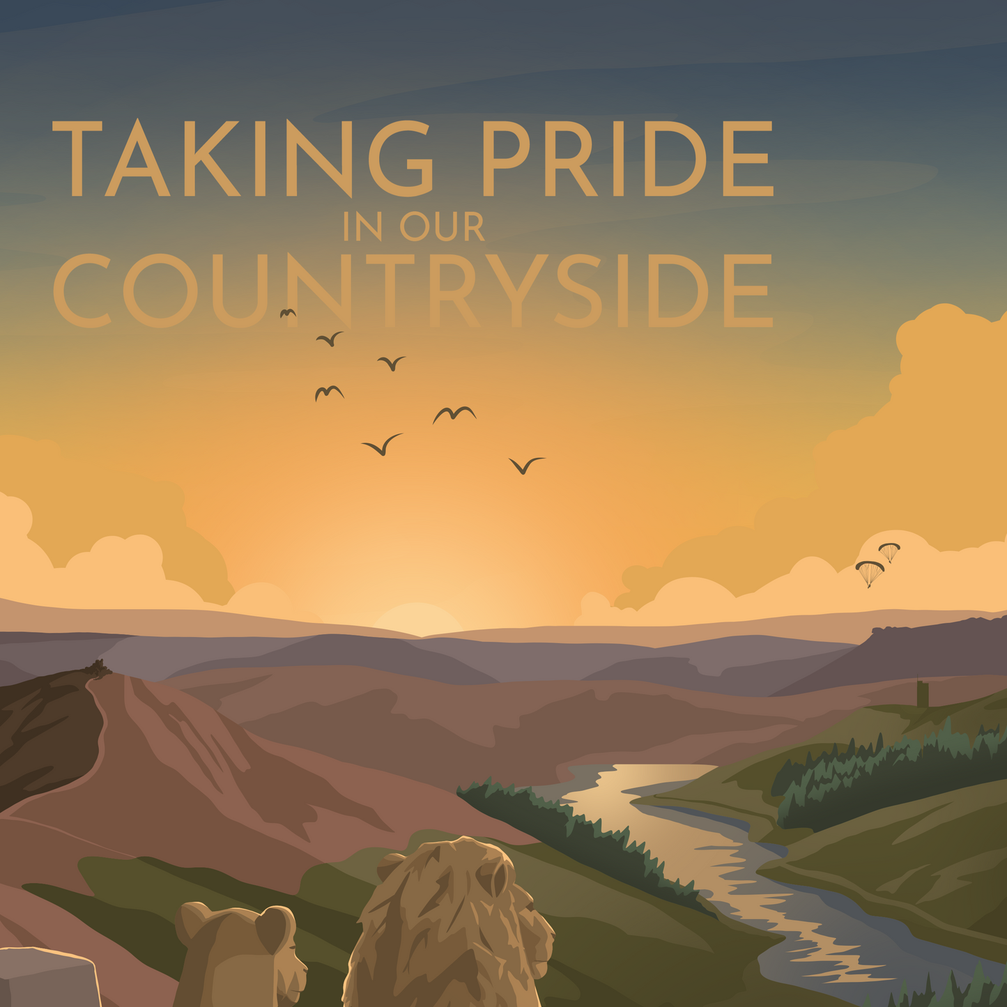 Taking Pride in Our Countryside | Pride of Yorkshire Print | A5 A4 A3