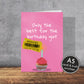 Cheapskate Birthday Girl Card | A5 Card and Envelope - Millstones & Moor