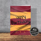 Bradford City Themed Birthday Card | Yorkshire Slang | A5 Card and Envelop - Millstones & Moor