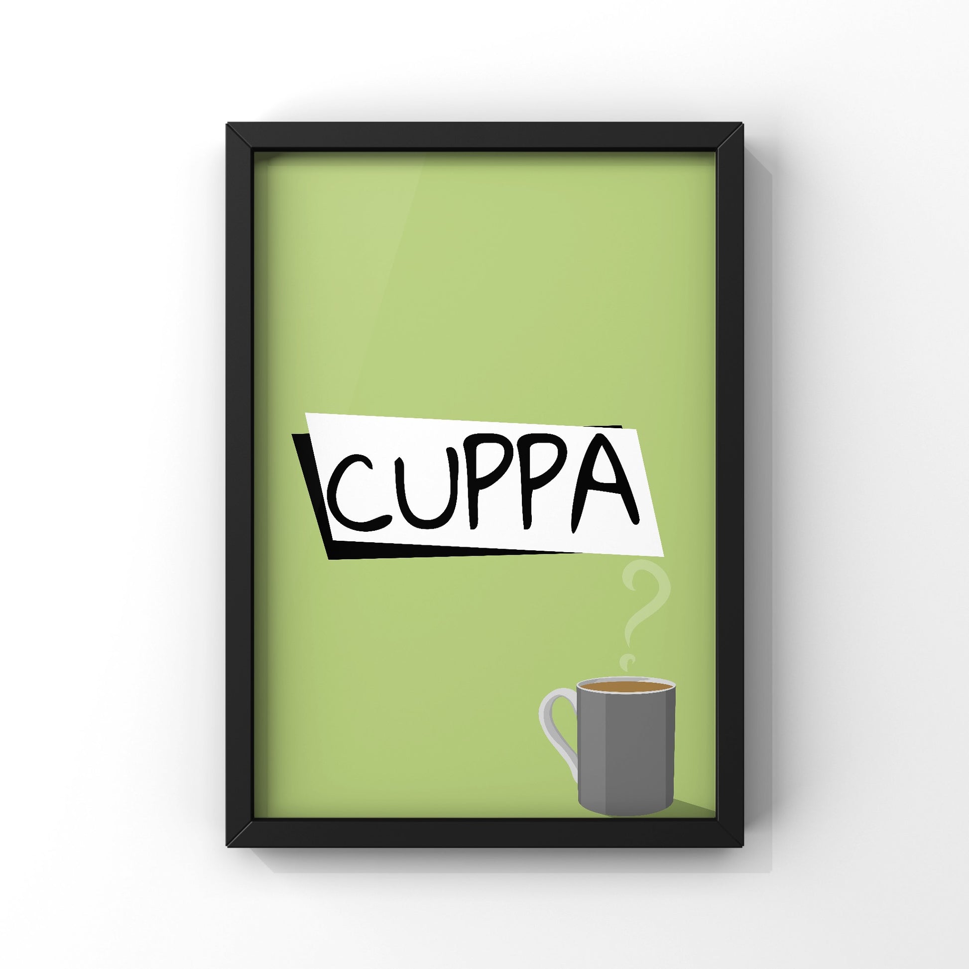 Cuppa? Yorkshire Print | Yorkshire Slang | A5 A4 A3 - Millstones & Moor