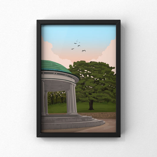Clifton Park Print | Rotherham Print | A5 A4 A3
