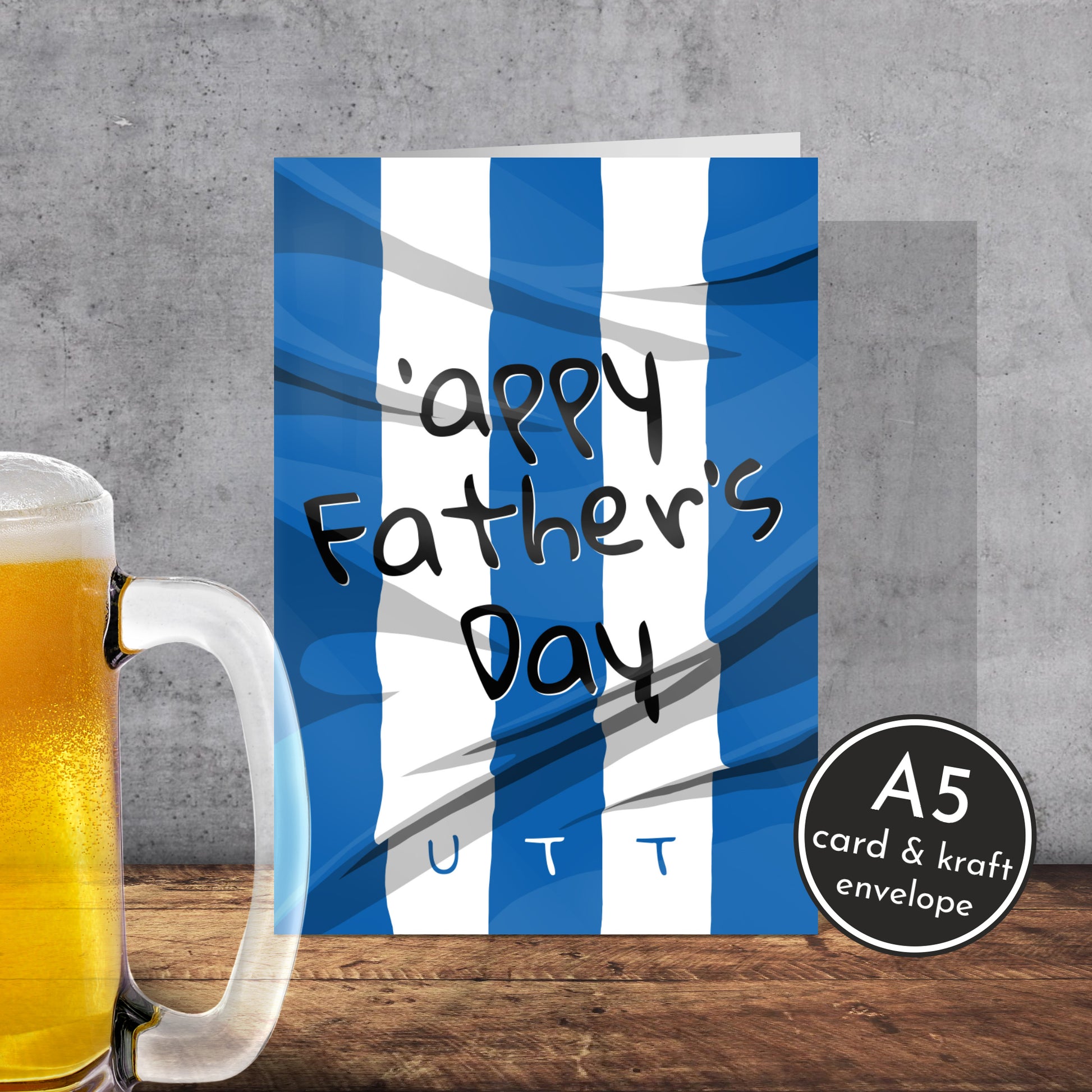 Huddersfield Town Football Club Father’s Day Card | Yorkshire Slang | A5 Card and Envelope - Millstones & Moor