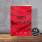 Rotherham United Themed Birthday Card | Yorkshire Slang | A5 Card and Envelope - Millstones & Moor