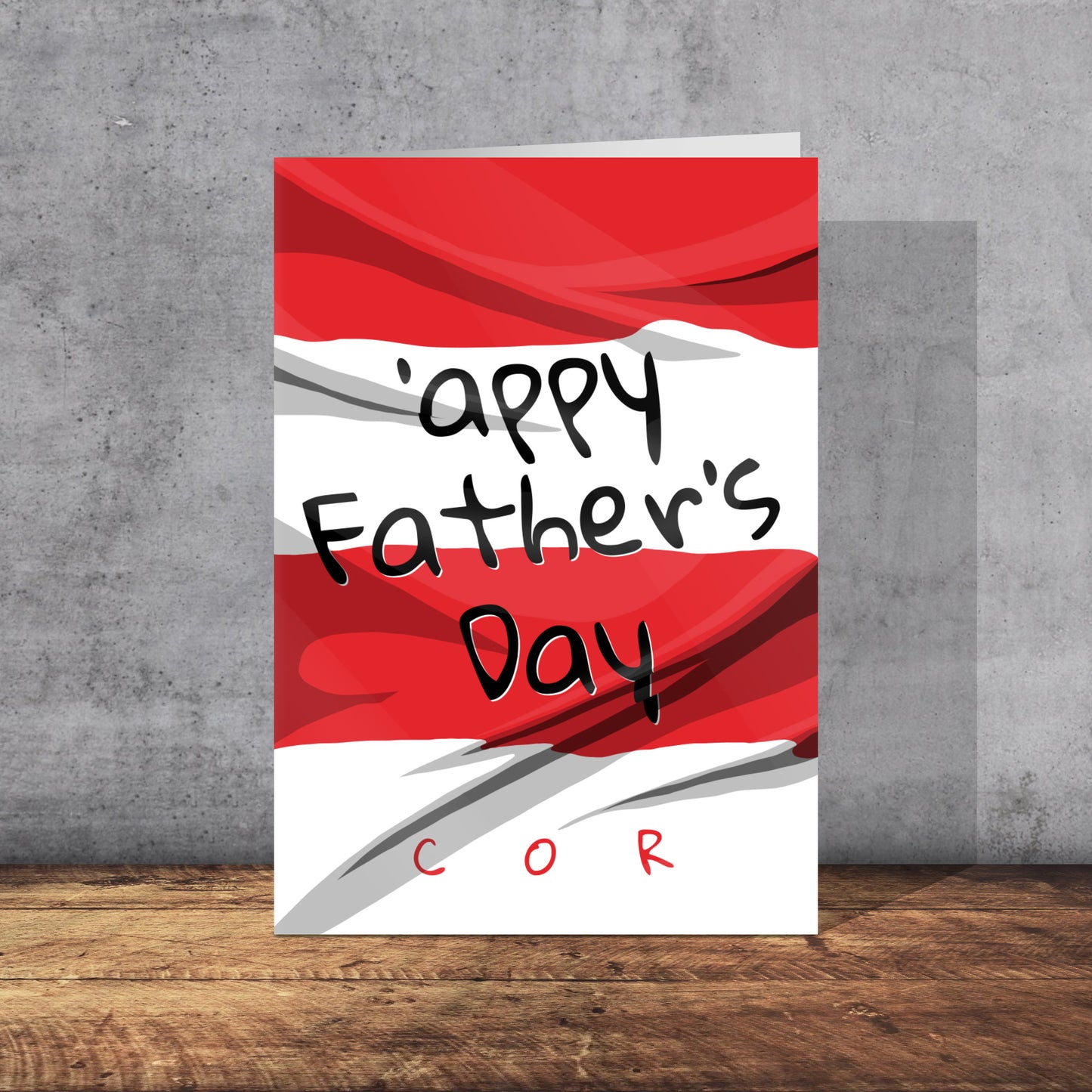 Doncaster Rovers Father’s Day Card | Yorkshire Slang | A5 Card and Envelope