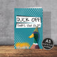 Cheeky Old Duck Birthday Card | Yorkshire slang | A5 Card and Envelope - Millstones & Moor