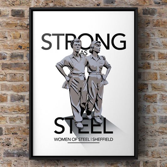 Women of Steel Print | Sheffield Print | A5 A4 A3