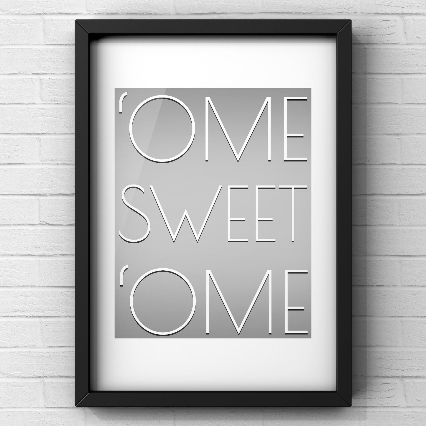 Home Sweet Home Print | Yorkshire Slang | A5 A4 A3