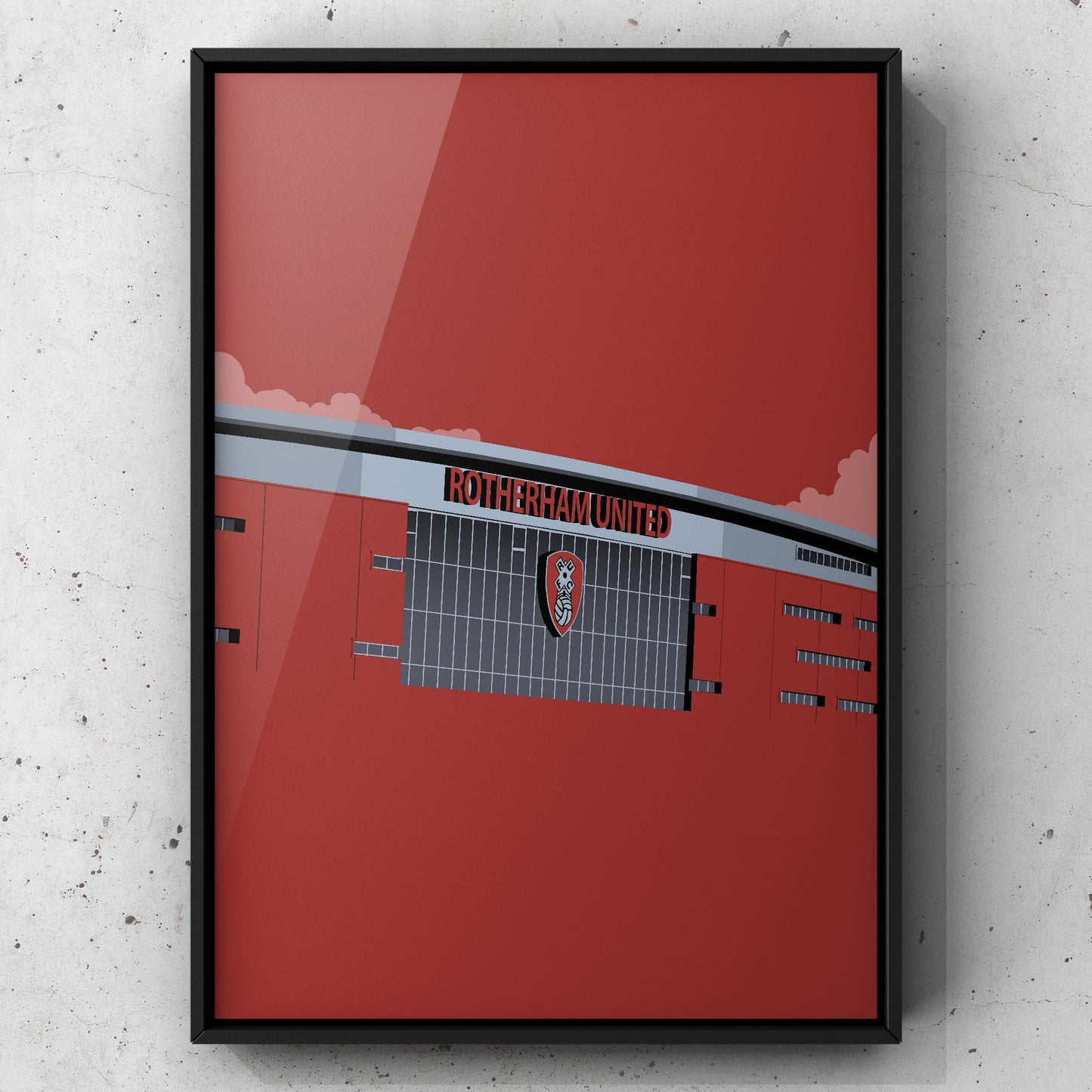 Rotherham United Ground Print | New York Stadium | A5 A4 A3