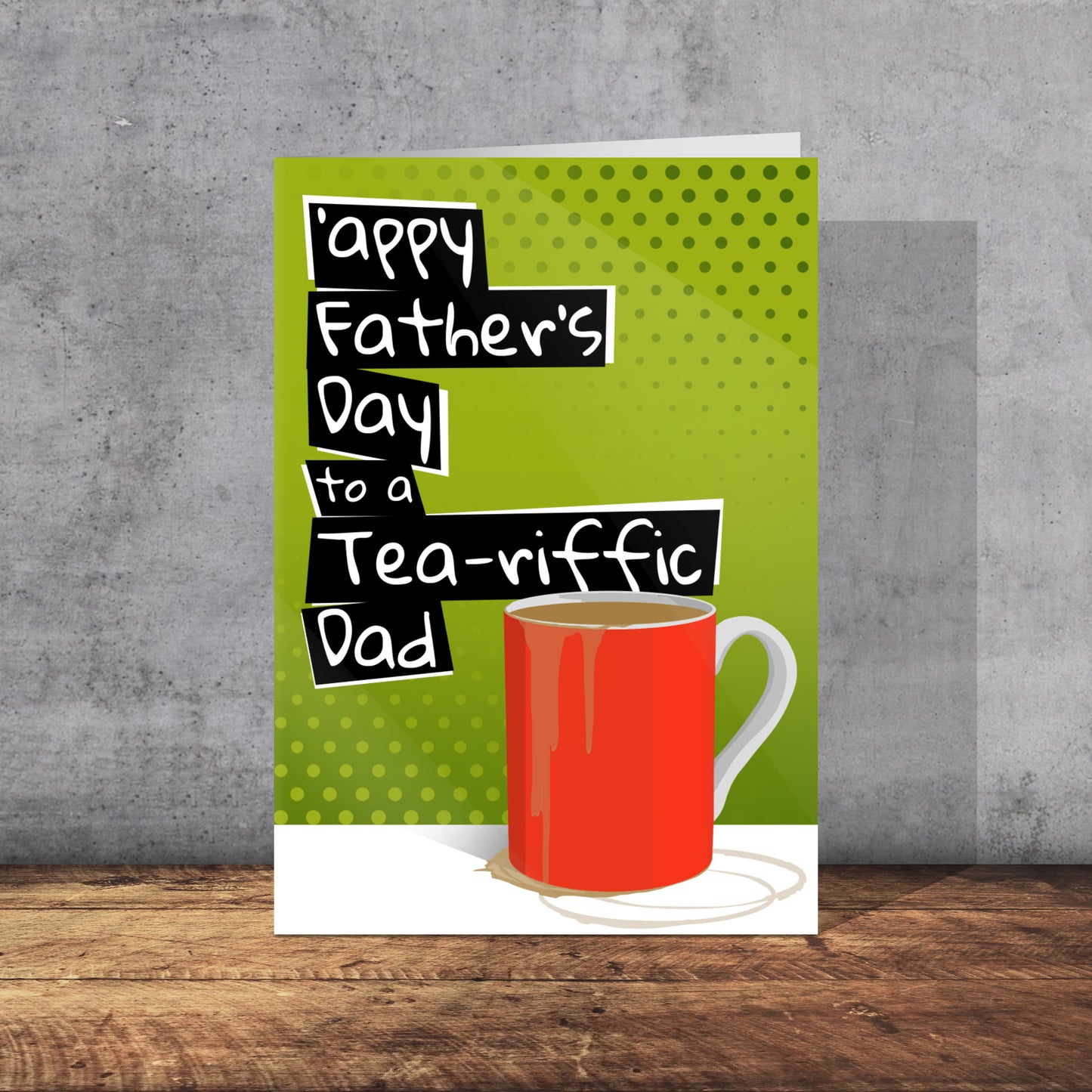 Yorkshire-themed Tea Father’s Day Card | Yorkshire Slang | A5 Card and Envelope