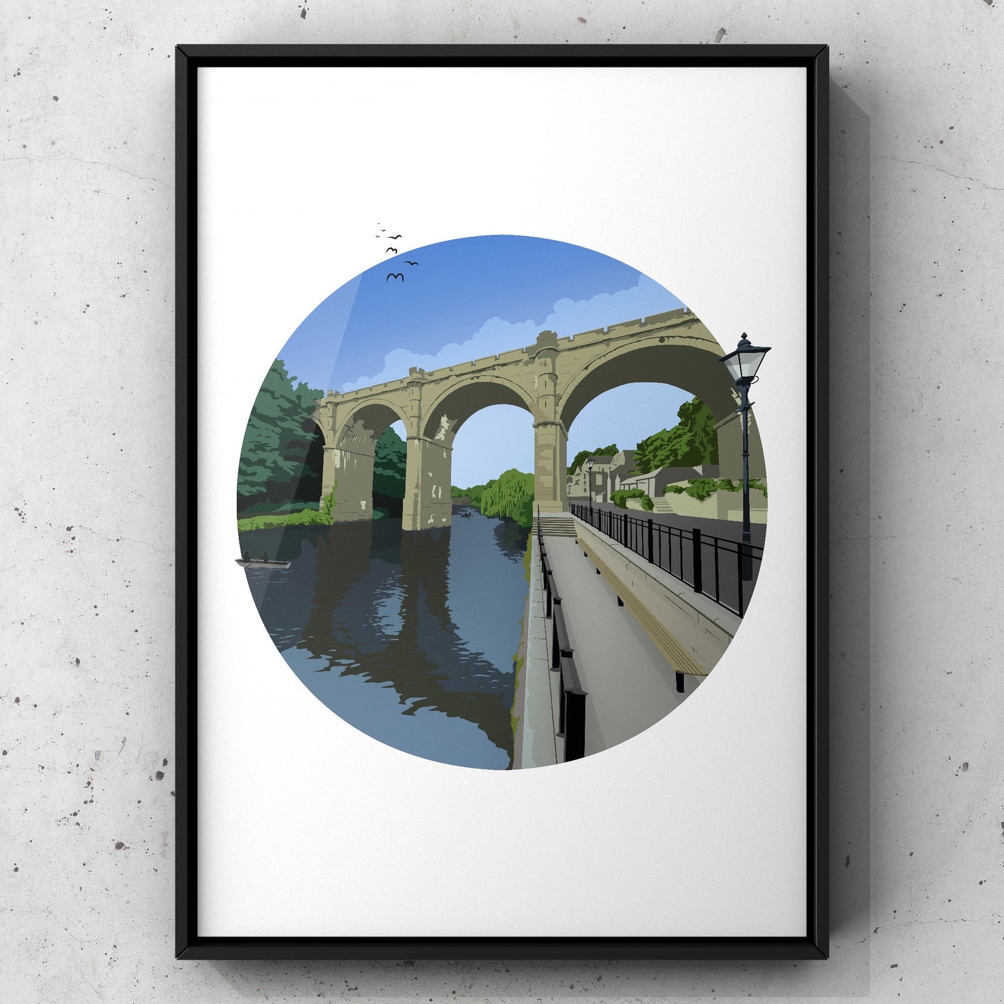 Knaresborough Viaduct | Yorkshire Print | A5 A4 A3