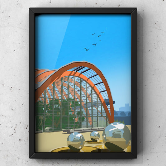 Winter Gardens | Sheffield Print | A5 A4 A3