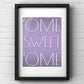 Home Sweet Home Print | Yorkshire Slang | A5 A4 A3