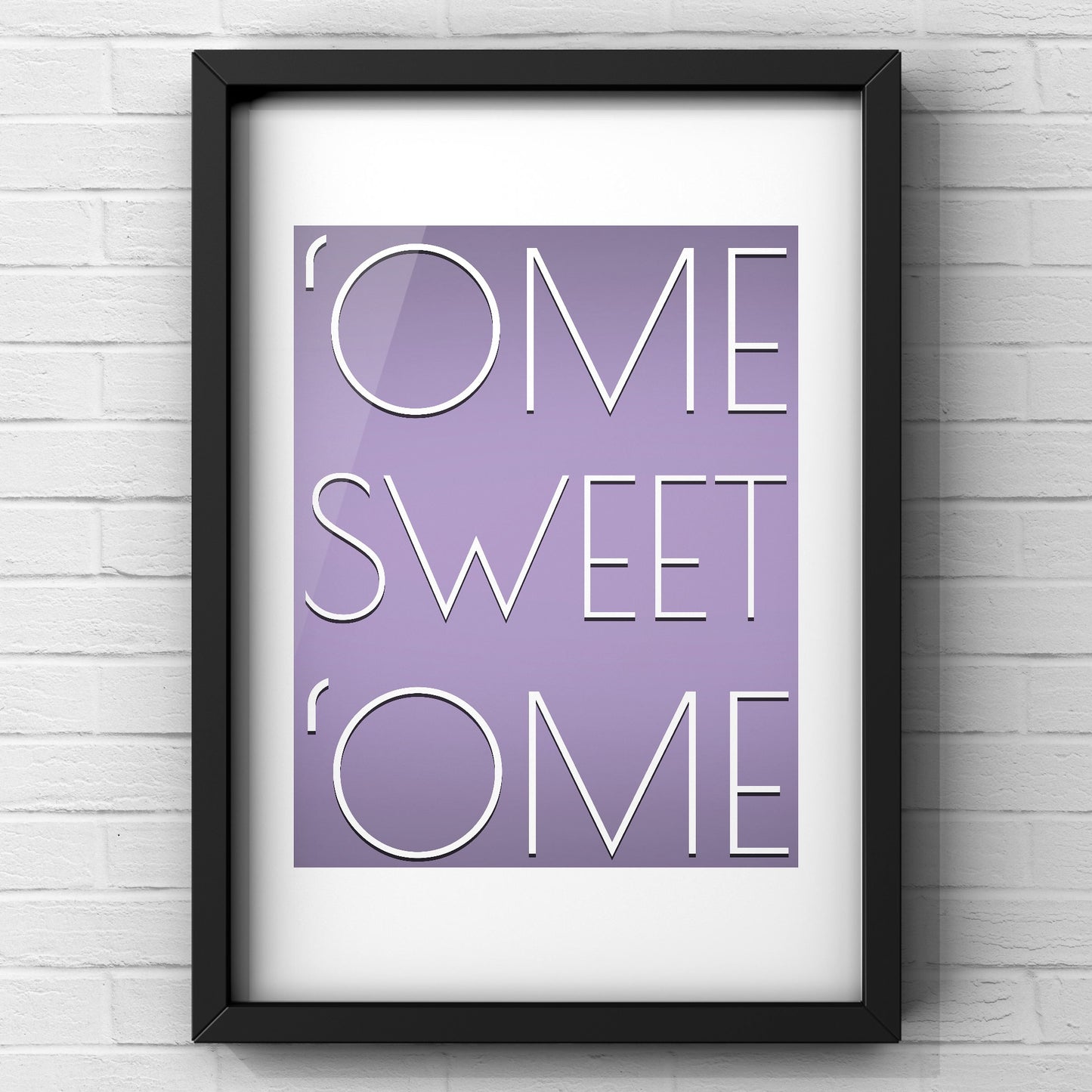 Home Sweet Home Print | Yorkshire Slang | A5 A4 A3