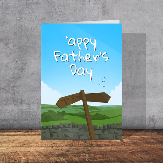 Yorkshire Father’s Day Card | Yorkshire Slang | A5 Card and Envelope