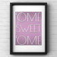 Home Sweet Home Print | Yorkshire Slang | A5 A4 A3