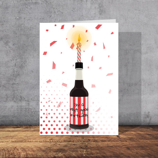 Henderson’s Relish Sheffield United Birthday Card | Sheffield Slang | A5 Card and Envelope